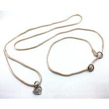 Výstavné vodítko PROFI 180cm 4mm slonovinová kosť so stopom